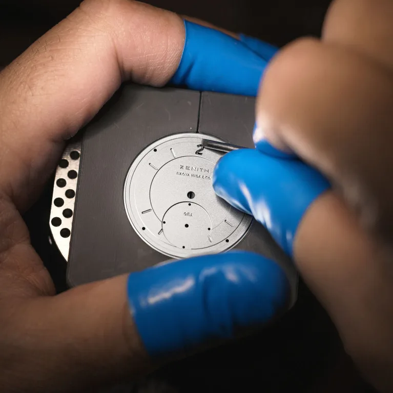 Watch on wrist showing size and fit