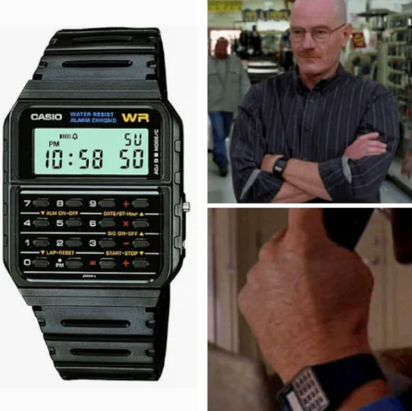 TAG Heuer Monaco watch worn by Walter White in Breaking Bad