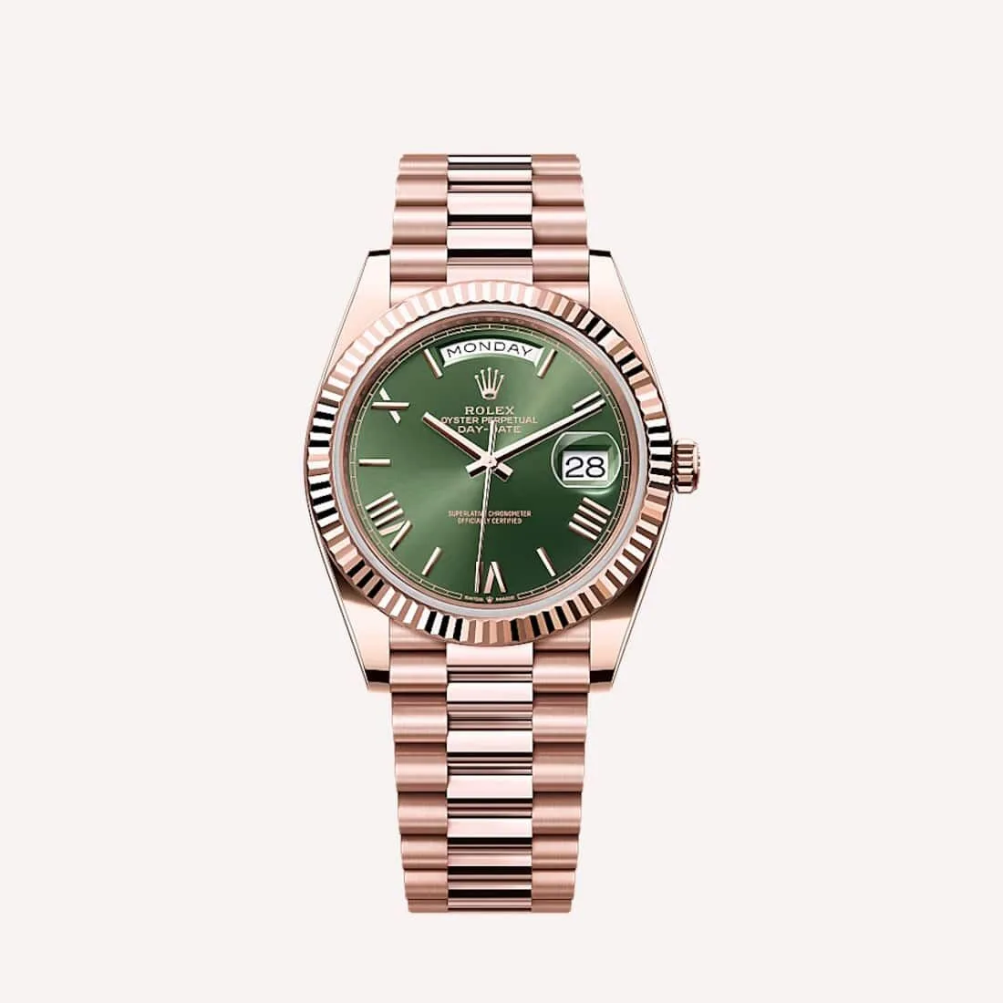 Rolex Day-Date watch with President bracelet