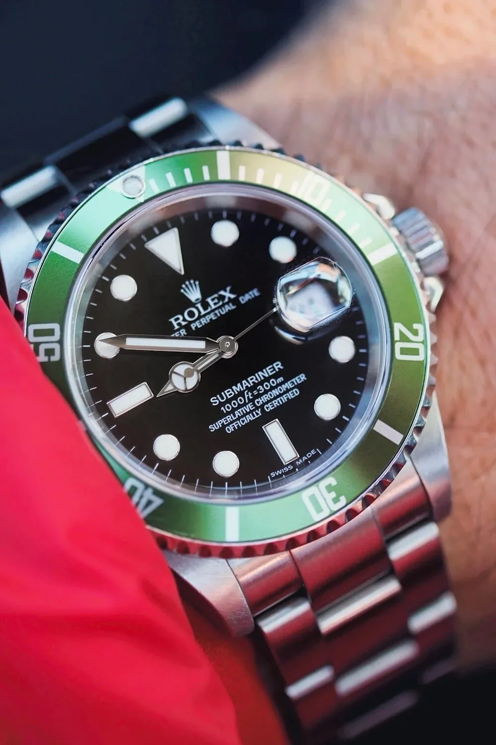 Rolex Submariner ref. 116610LV Hulk with green bezel and dial