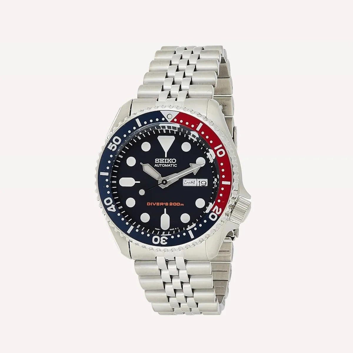 Seiko SKX009 with blue and red bezel