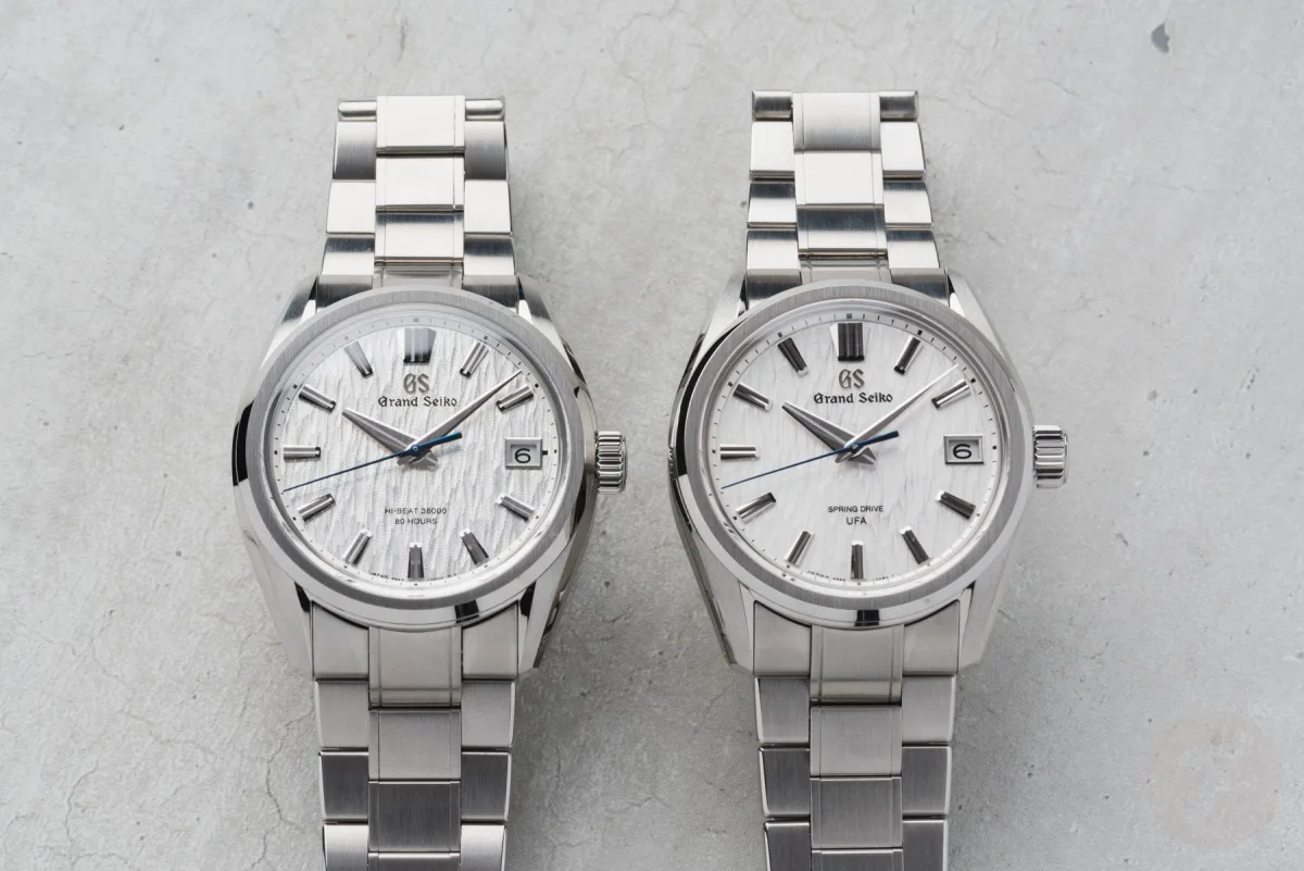 Pricing comparison of Grand Seiko Evolution 9 Hi-Beat models