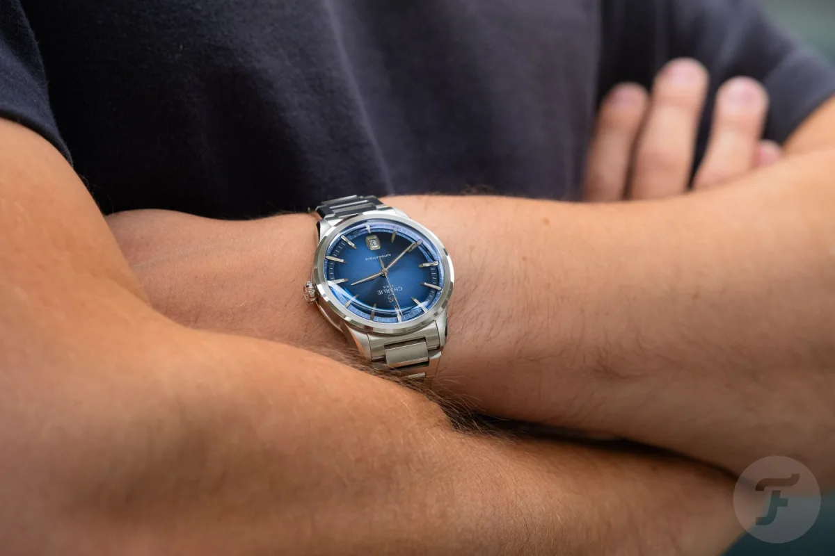 Charlie Paris Alliance with sapphire dial