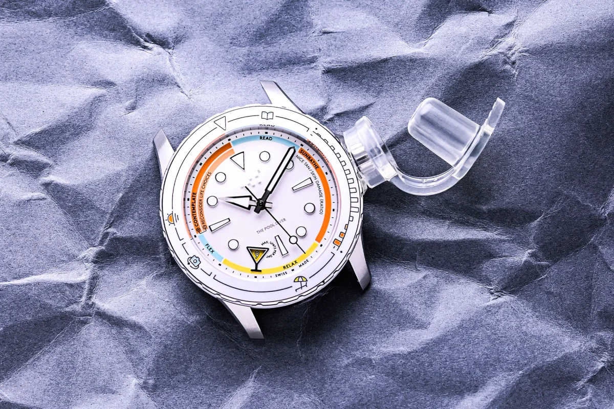 Christopher Ward C60 Pool Diver in summer setting