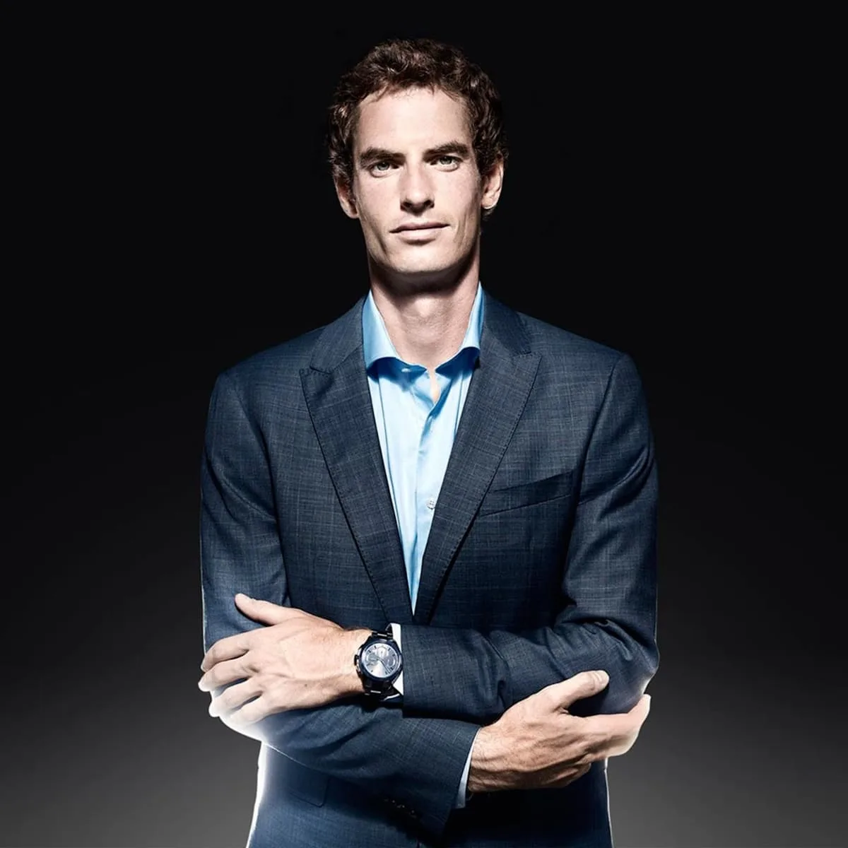 Andy Murray with Rado Hyperchrome XXL watch