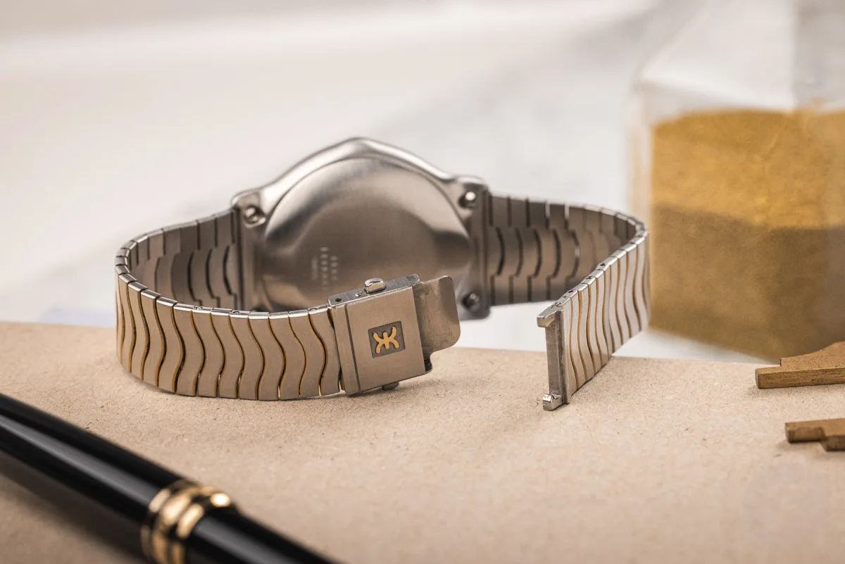 Montblanc Iced Sea watch with burgundy dial