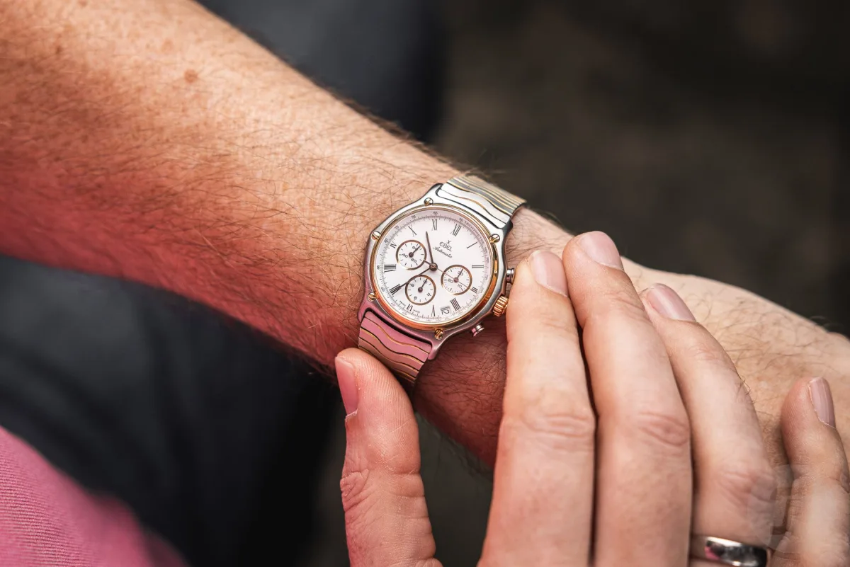 Ebel Le Modulor chronograph with Lémania caliber
