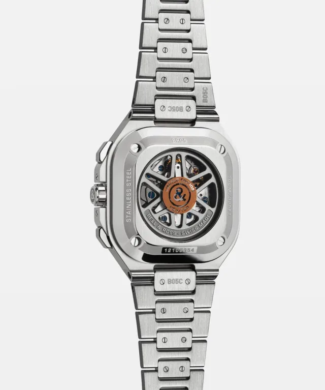 Cedar interior section of Bell & Ross BR-05 Chrono box