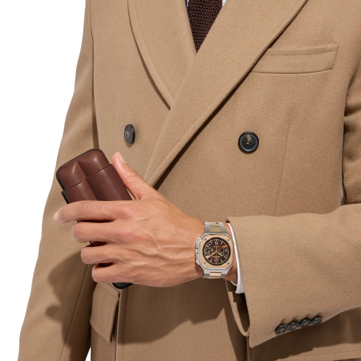 Bell & Ross BR-05 Chrono on leather strap