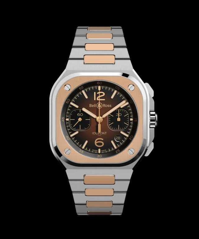 Close-up of the Bell & Ross BR-05 Chrono subdials