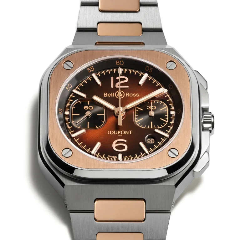 Bell & Ross BR-05 Chrono with bi-color bracelet
