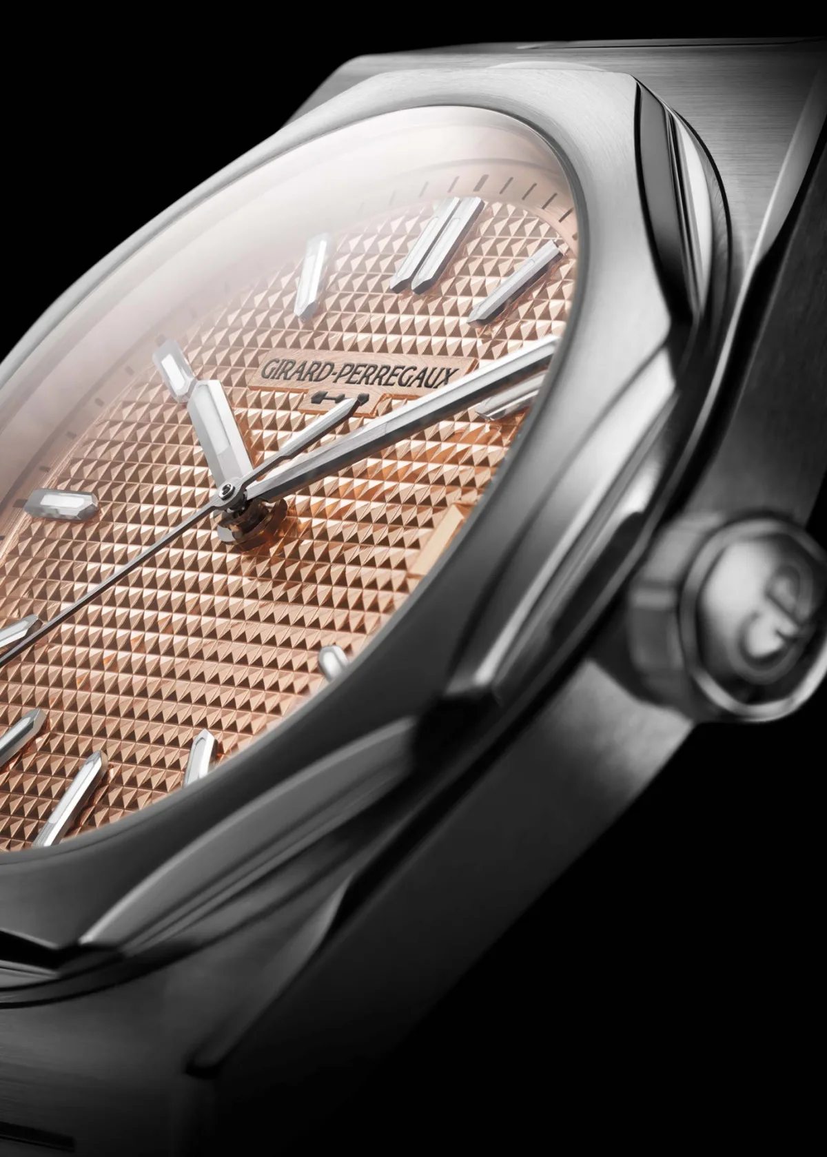 Girard-Perregaux Laureato Fifty with rose gold-colored dial