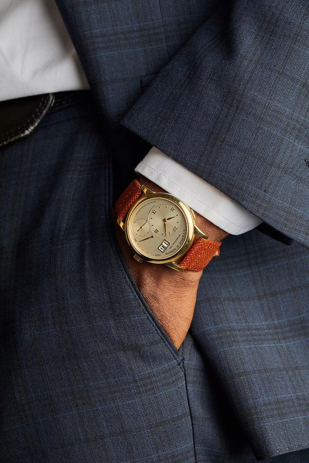 A. Lange & Söhne Lange 1 dial detail