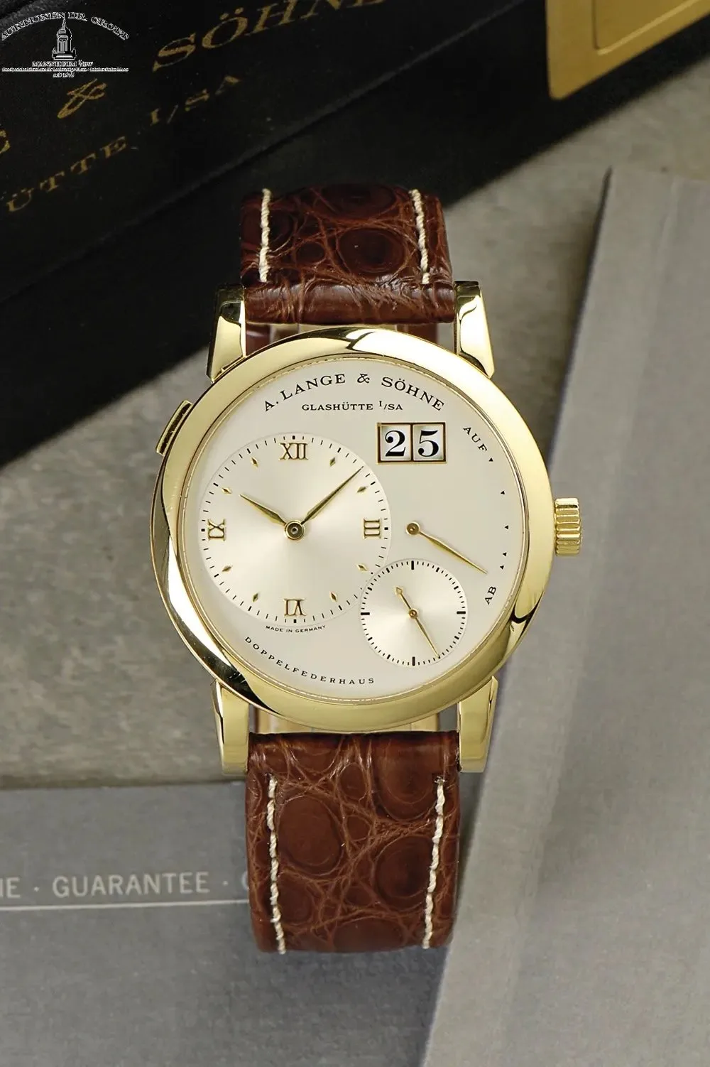 A. Lange & Söhne Lange 1 with solid gold case back