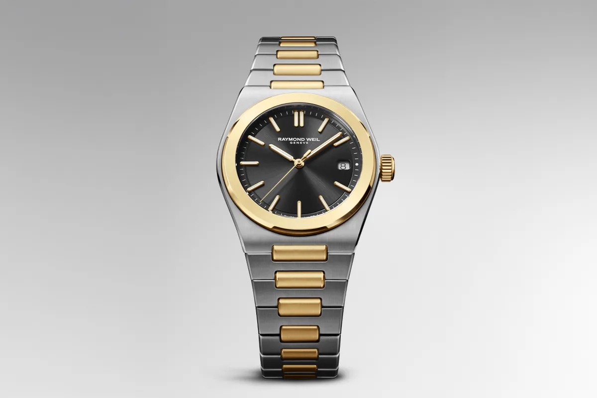 Raymond Weil A.R.T. collection watch with integrated bracelet