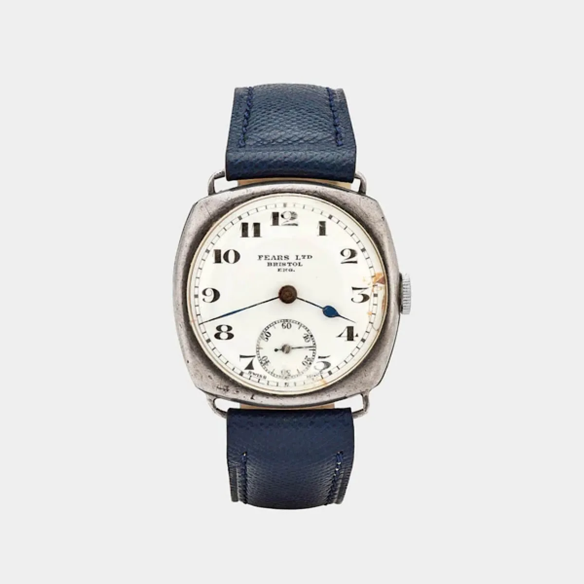 Vintage Fears watch from 1924 with cushion-shaped case