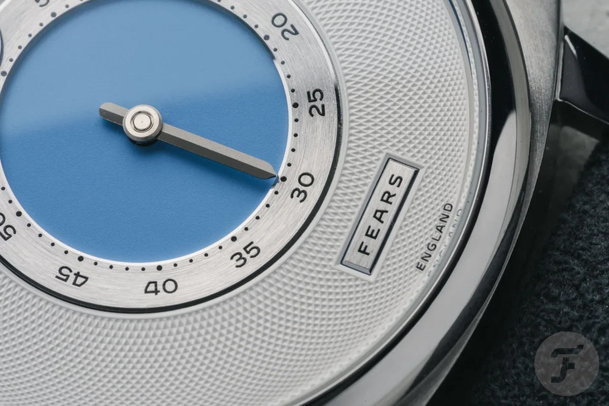 Fears Brunswick Jump Hour on wrist showing elegance