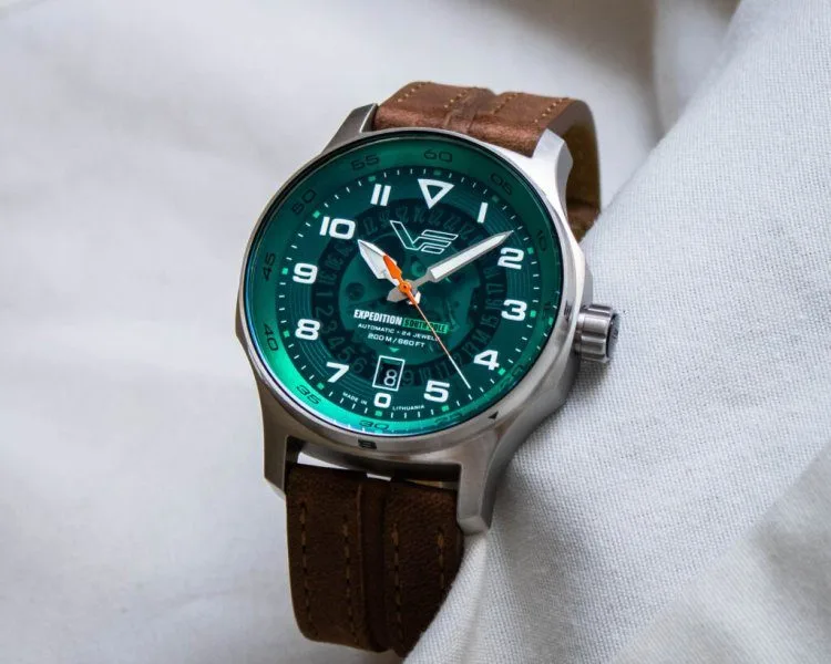 Vostok Europe Expedition South Pole watch close-up