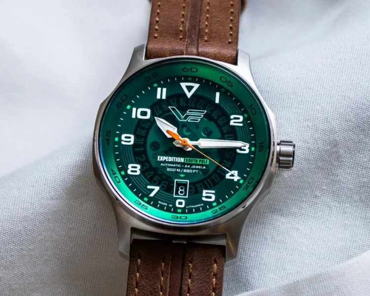 Vostok Europe Expedition South Pole on wrist