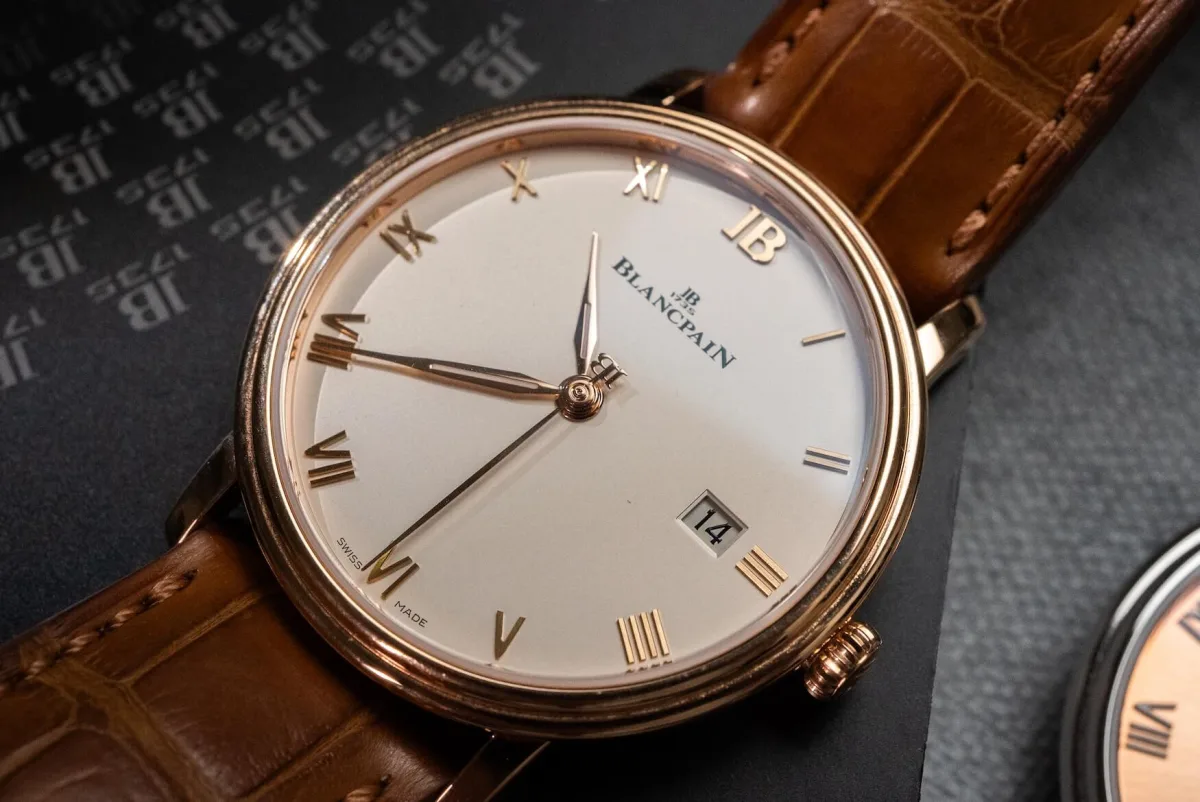 Blancpain Villeret Ultraplate gold-opaline dial