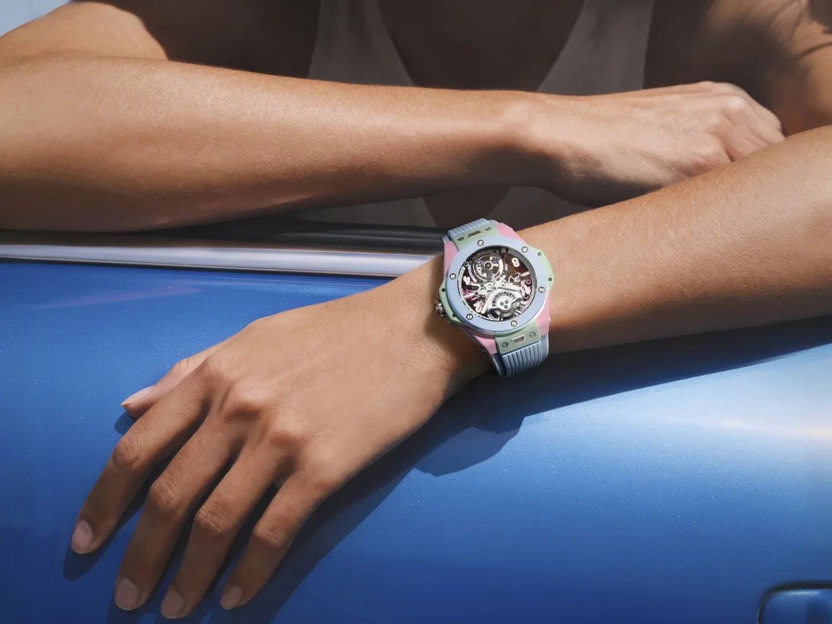 Hublot watches in vibrant summer colors
