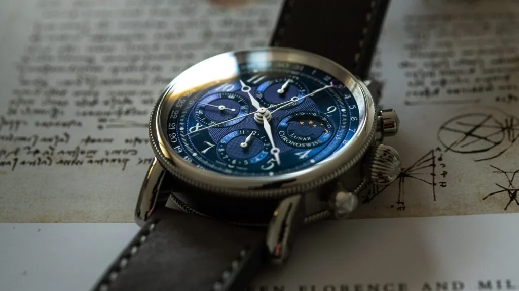 Color changing effect of Chronoswiss dial