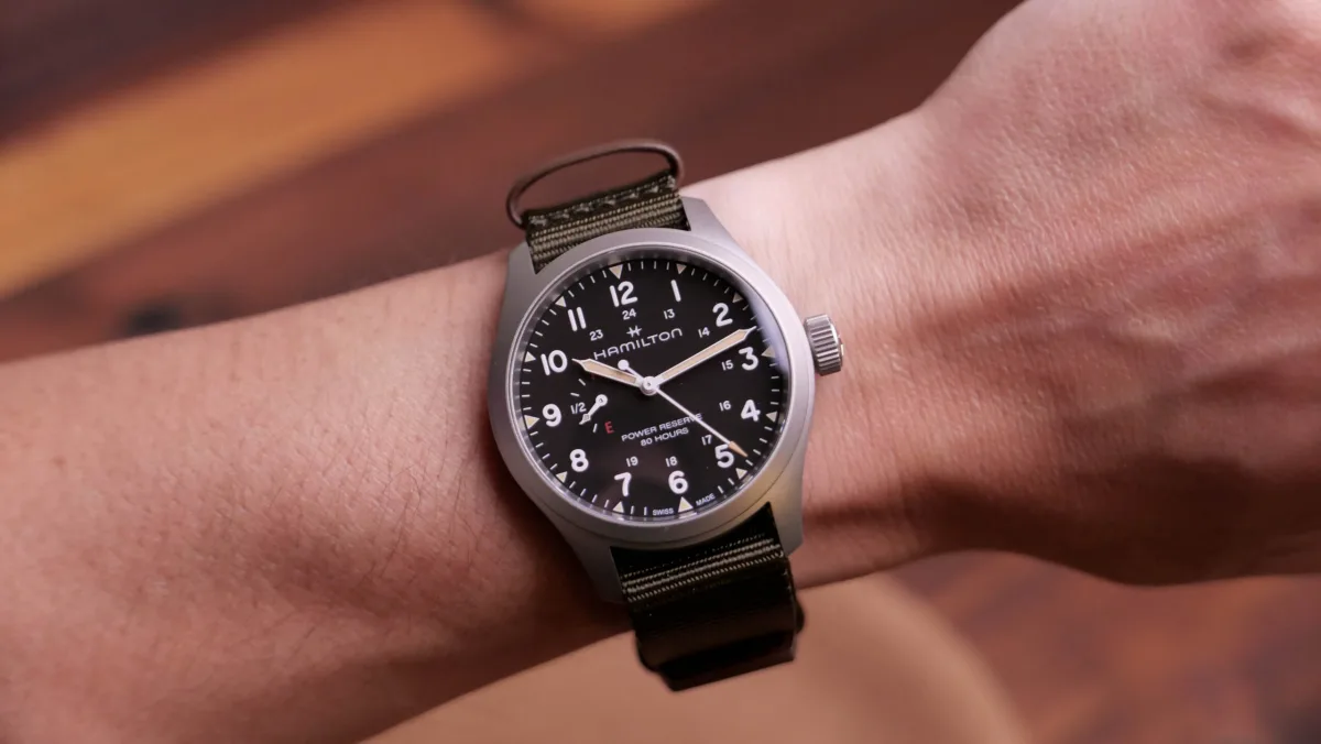Matte finish Hamilton Khaki Field case and lugs