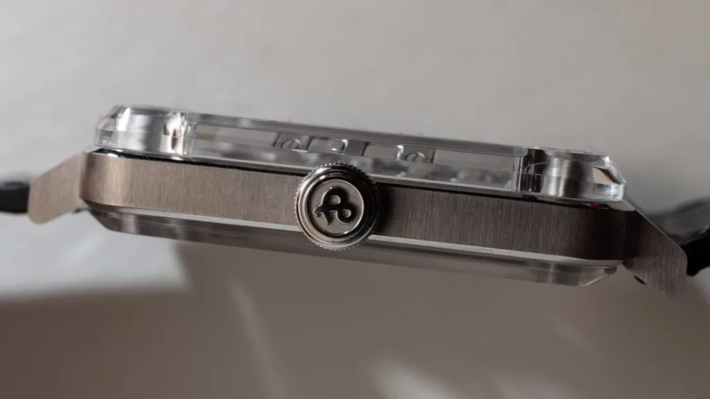 Square case design of Bell & Ross BR-X3 Micro-Rotor