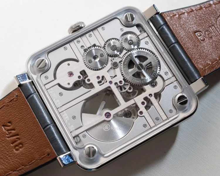 Bell & Ross BR-X3 Micro-Rotor dial and movement