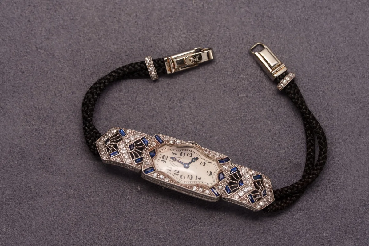 1915 Vacheron Constantin pendant watch with cameo and diamonds.