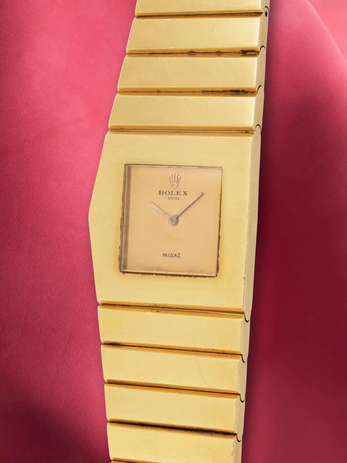Rolex King Midas Ref. 9630 with unique Swiss marking