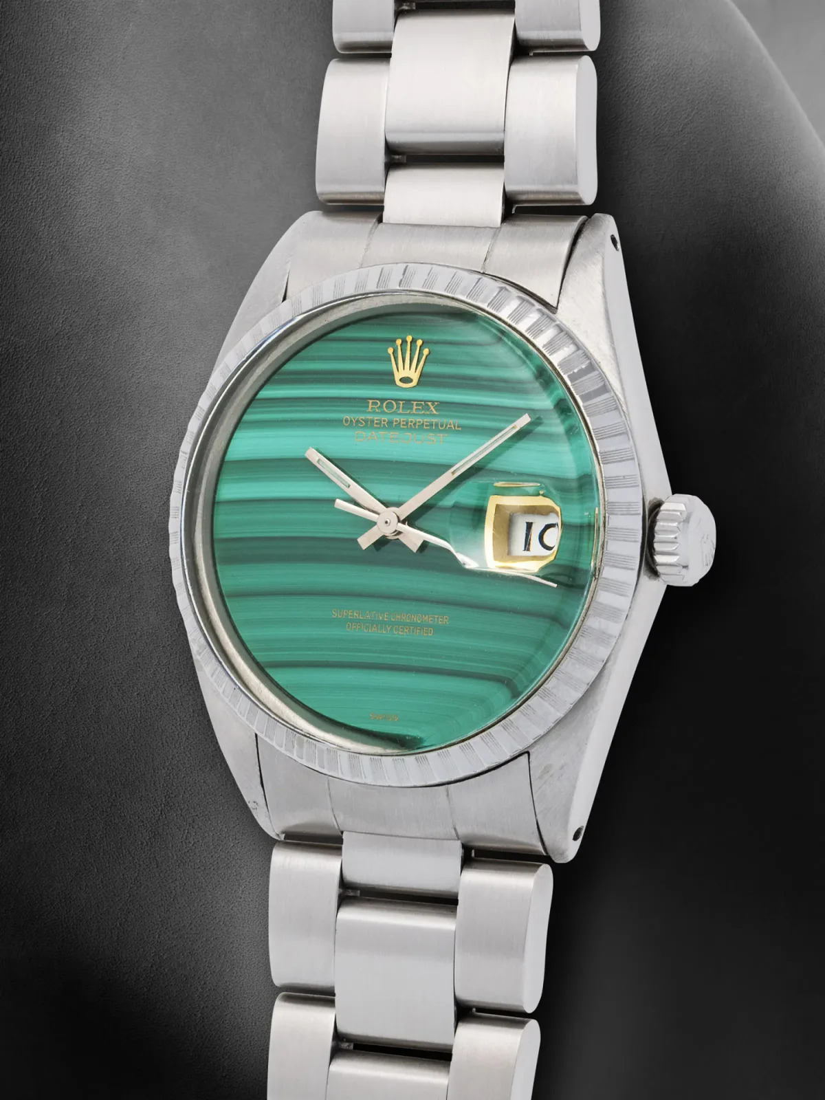 Rolex Datejust Ref. 16014 with malachite dial