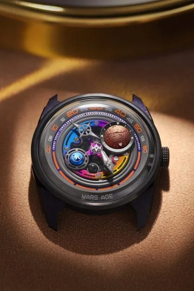 ATOWAK Mars Age watch with celestial dial