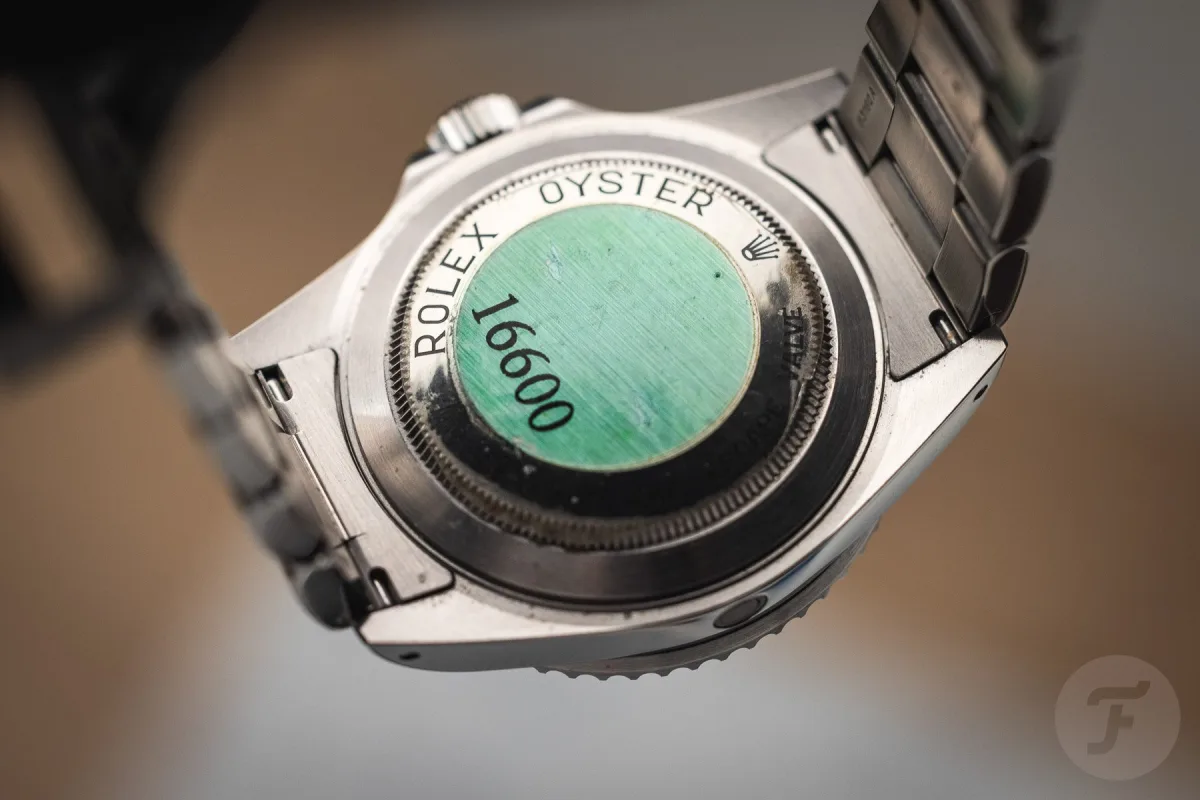 Rolex Sea-Dweller 16600 watch in detail.