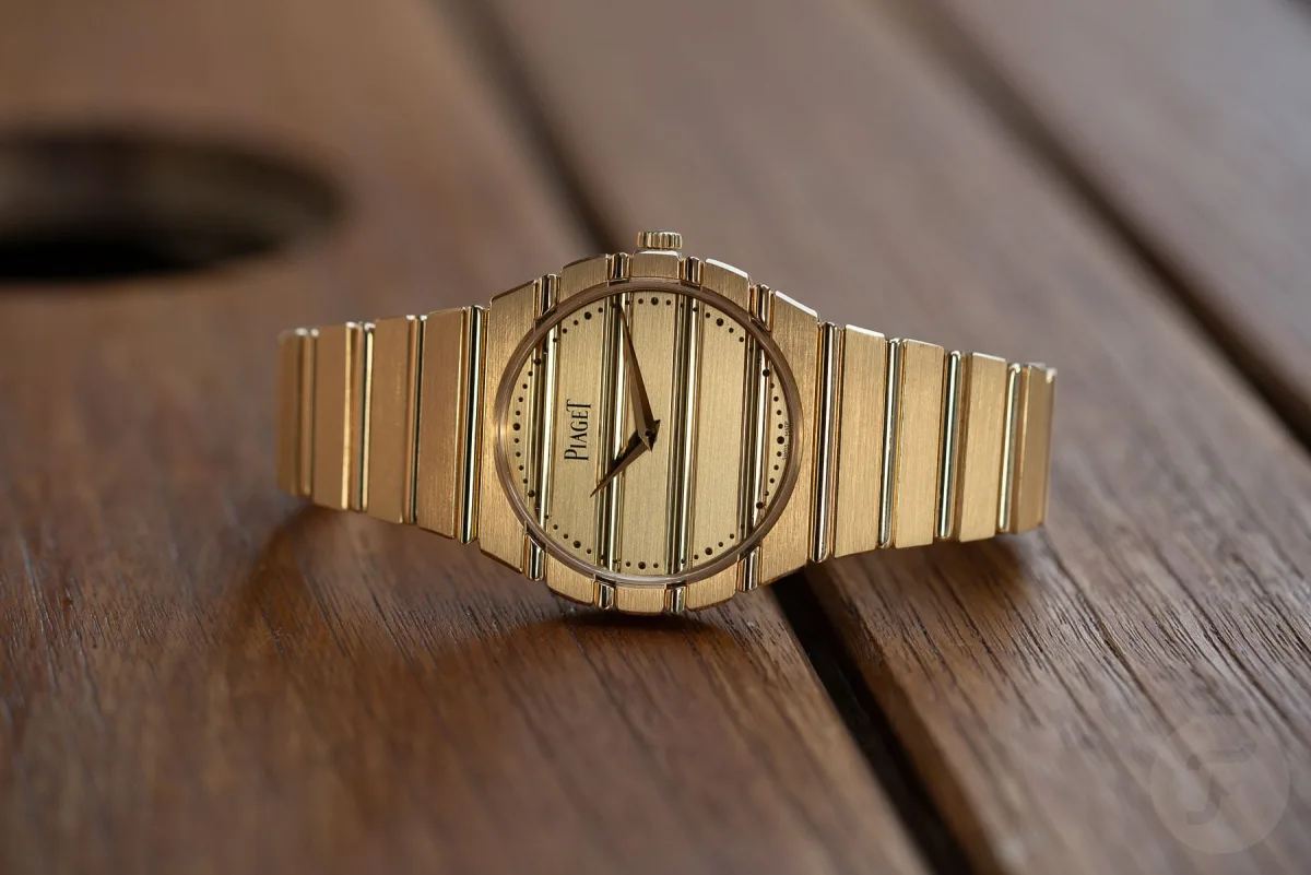Piaget Polo 79 watch in yellow gold.
