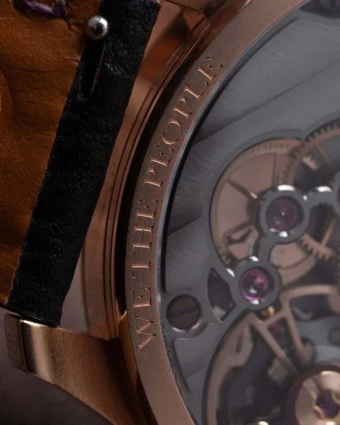 1776 Atelier watchmaker hand-finishing Liberty 250 components