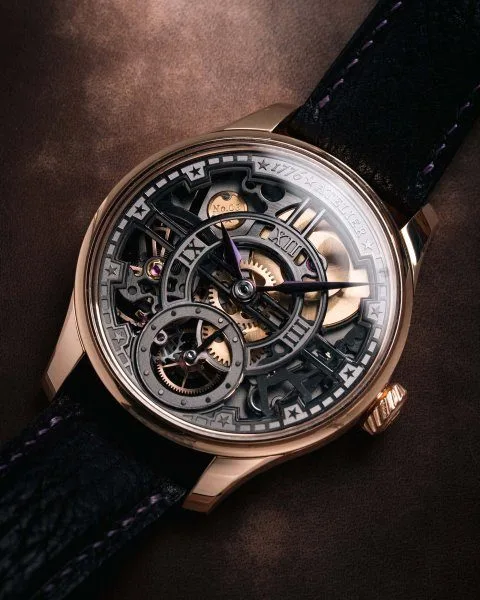 1776 Atelier Liberty 250 gold watch with detailed craftsmanship