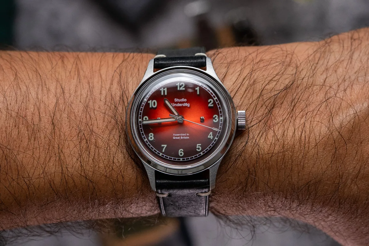 Detail of the 02SERIES Gen 2 dial design