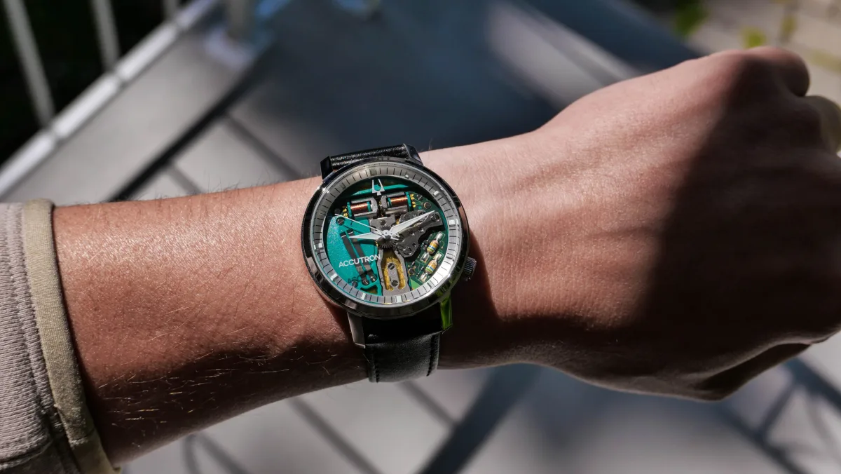Accutron Spaceview 314 watch front view