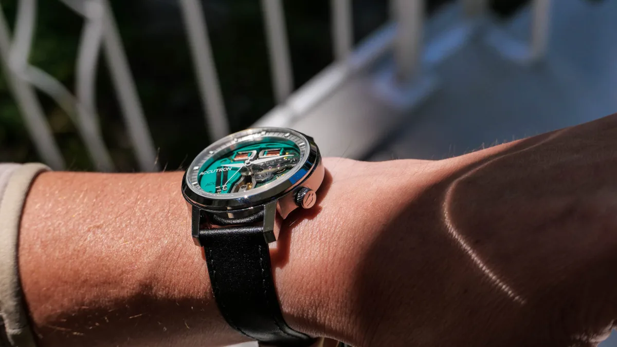 Accutron Spaceview 314 microchip-inspired design