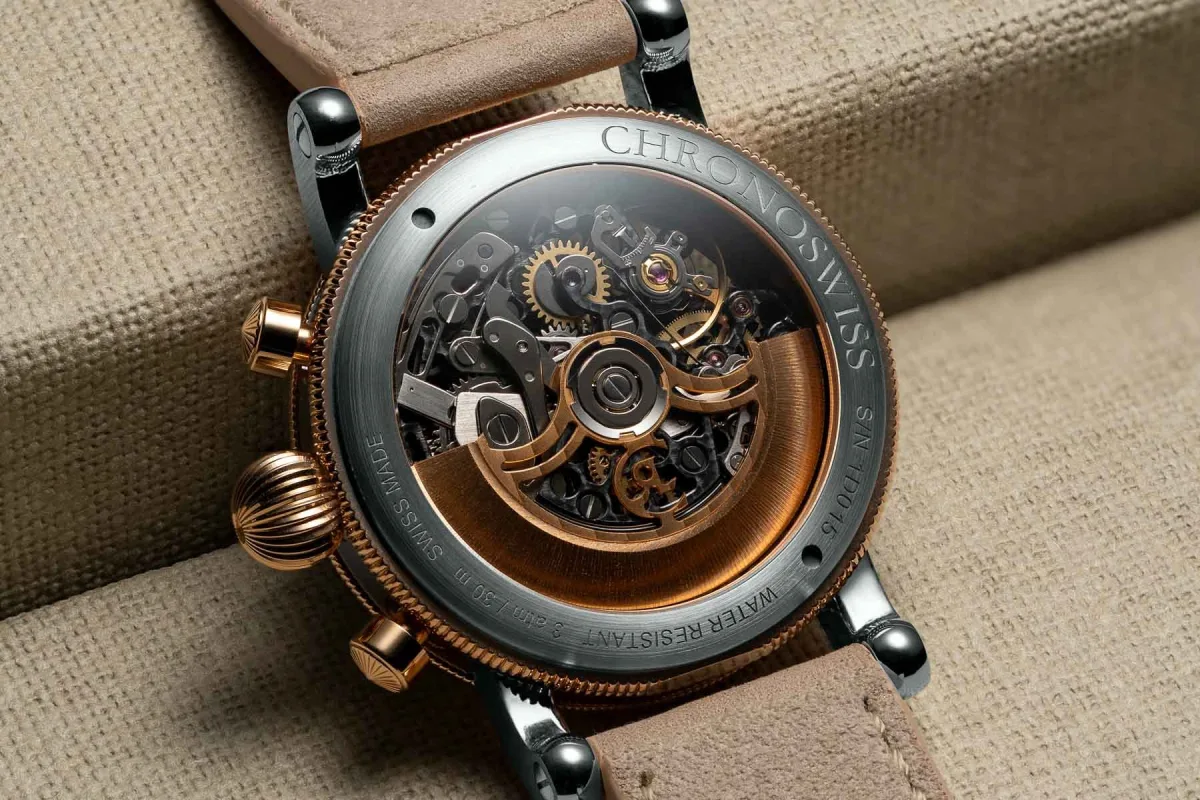 Chronoswiss Opus Dakar Sundown watch front view