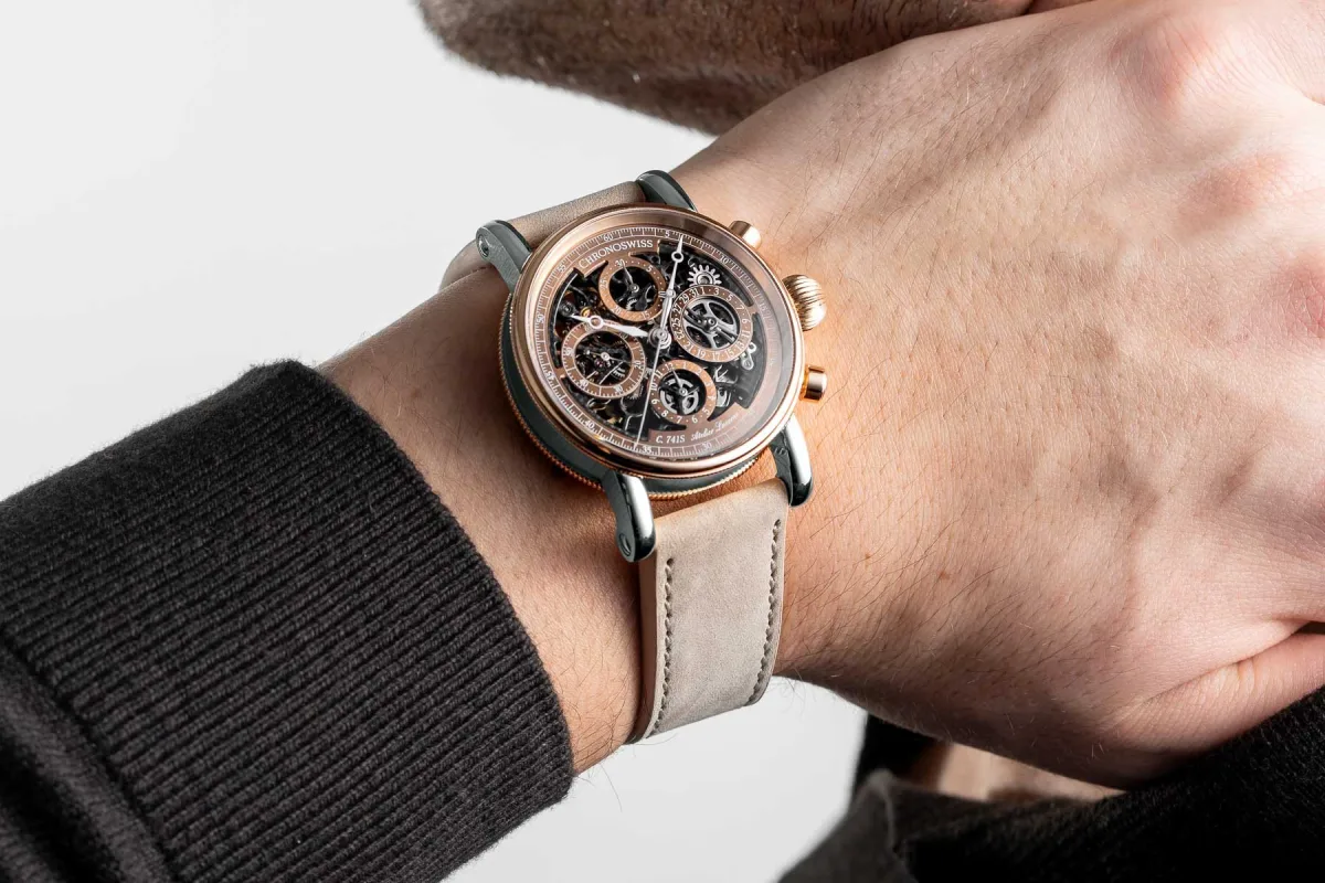 Chronoswiss Pulse GMT Frosted Guilloché Gold limited edition