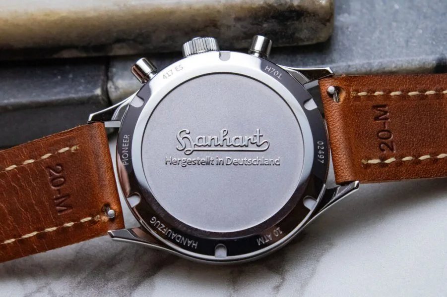 Sellita SW 510 M movement in Hanhart 417 ES Moby Dick
