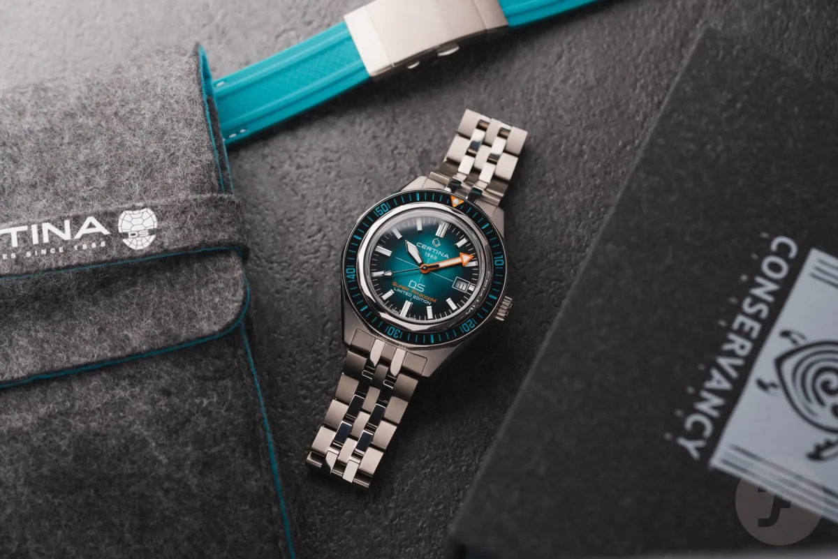Tool-free micro-adjustment system on Grand Seiko watch