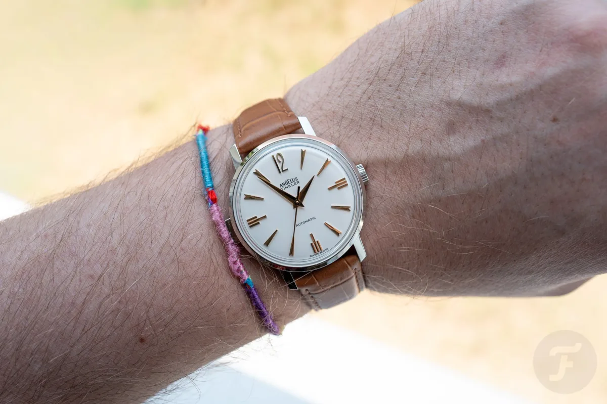 Angelus A600 movement inside the Tinkler 1958