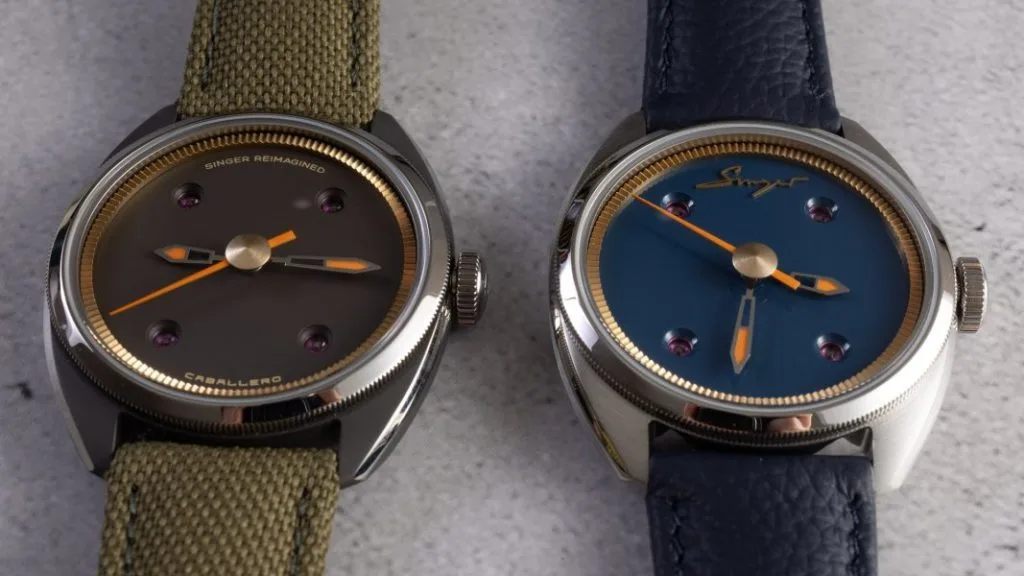 Singer Reimagined Caballero watch with classic design