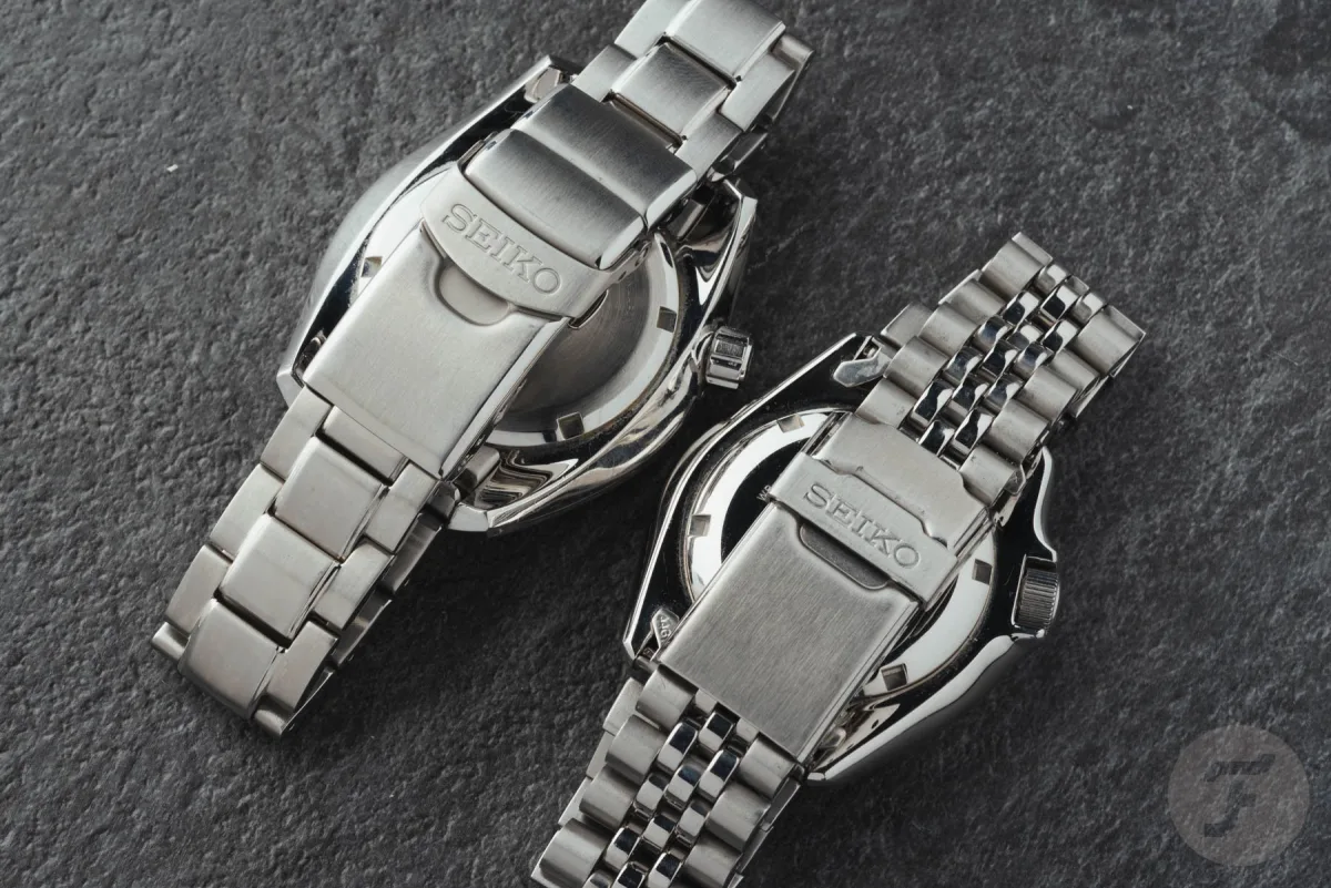 Side-by-side comparison of Seiko SKX007 and Sumo