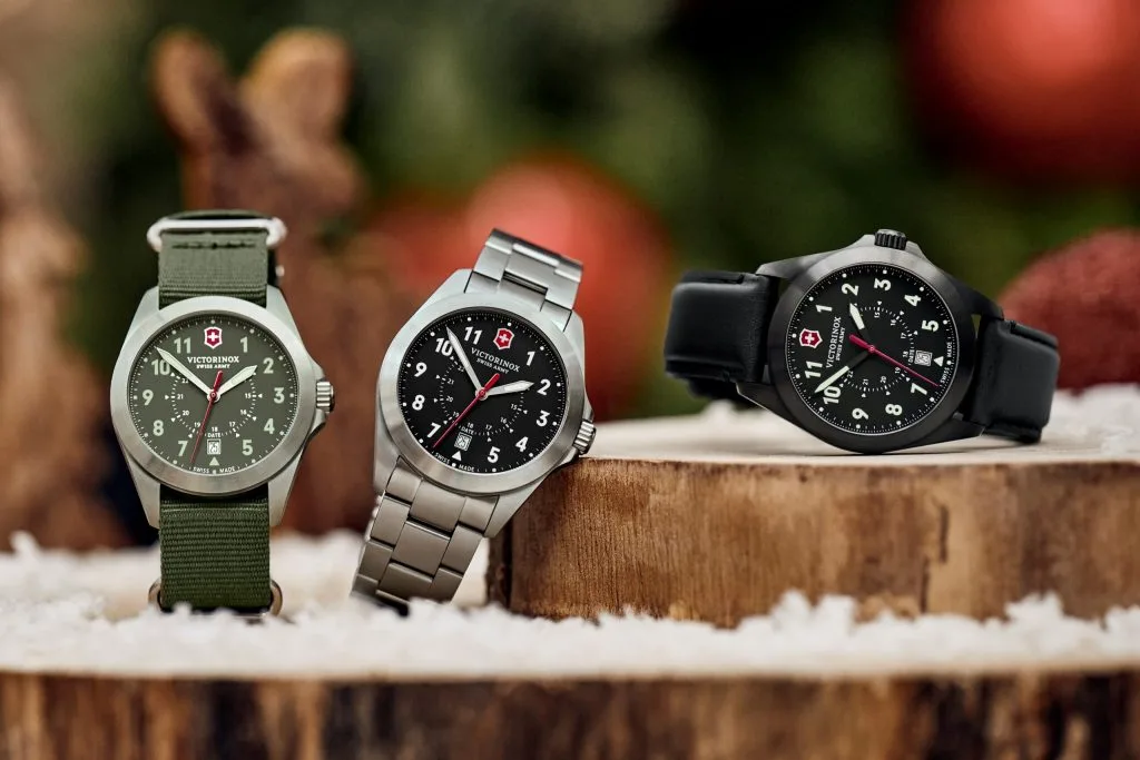 Victorinox watch with military style design