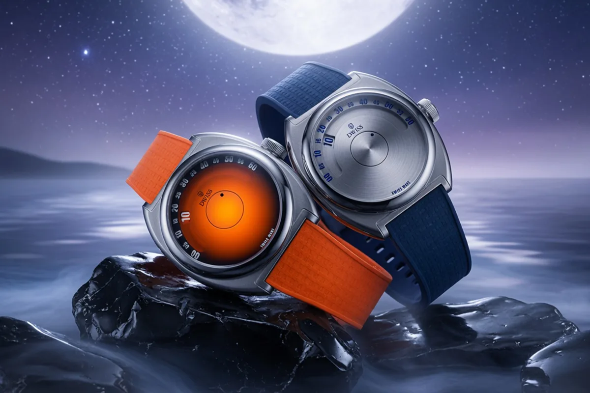 DWISS S1 Wandering Hours movement and strap
