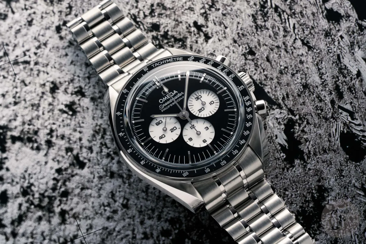 Speedmaster FOiS on leather strap.